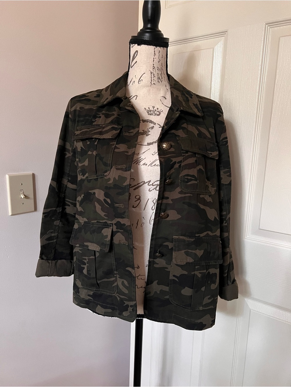Aqua Camouflage Jacket